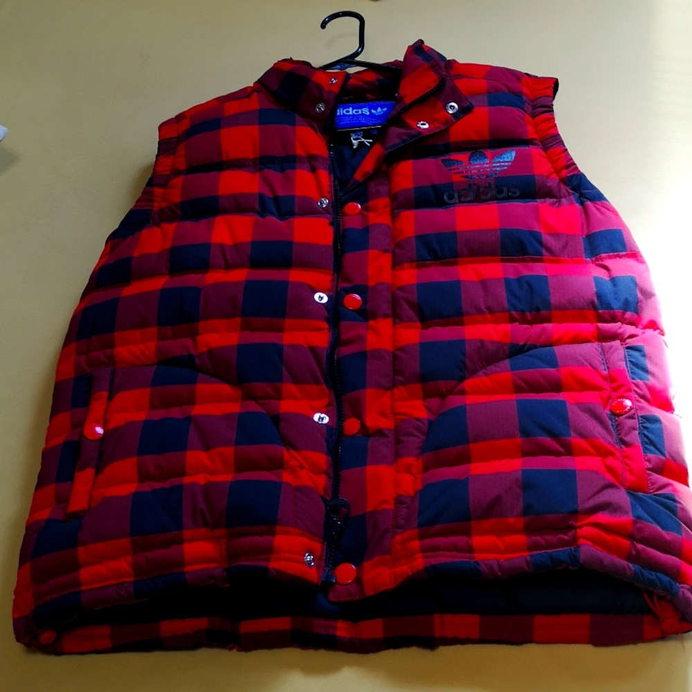 Adidas Winter Men's  Cold Weather Vest Jacket Red Medium size